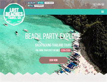 Tablet Screenshot of lostbeachestravel.com